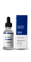 SkinHealthMD Hyaluronic Acid + Peptide Serum Dropper Bottle on a White Background 